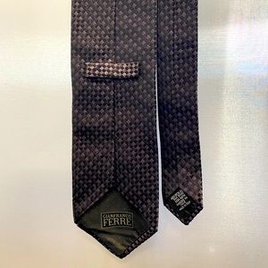 Purple/Black Silk Neck Tie